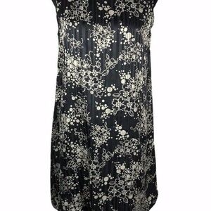 Anne Fontaine Black and Cream Patterned Dress